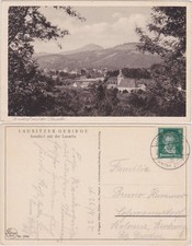 Ansichtskarte Jonsdorf Blick auf die Stadt 1928