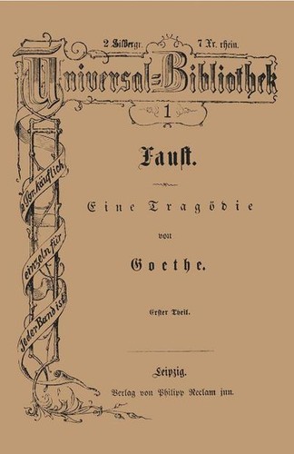 Faust eine tragödie erster - tragödie.,