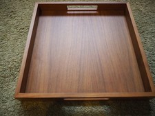 Edles Tablett Ablage Nussbaum