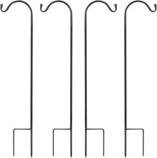 4Stk Metall Stab Garten