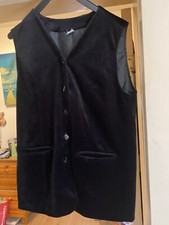 Schöne ORIGINAL Trachten- Weste,Gr.38, schwarz Glanz Optik, Marke