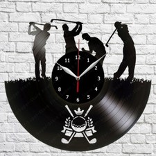 Golf Vinyl Record Wall Clock