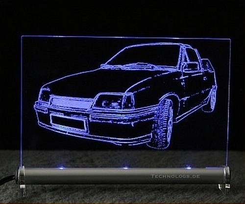 Opel kadett cabrio gravur - opel, e
