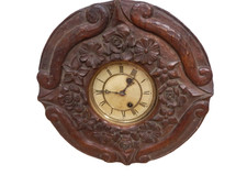 Antik Junghans Wanduhr Holz