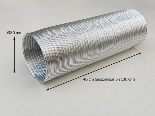 Alu flexrohr ø80 - alu, 40–100