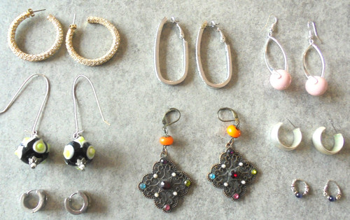 Konvolut ohrringe schmuck - konvolut, 8