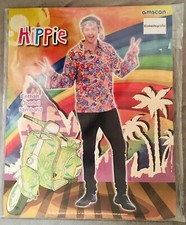 Karneval Kostüm Unisex Fasching Hippie OVP Schlager 70iger Jahre Oberteil NEU !