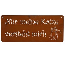 Katzendeko Türschild 30 x 13