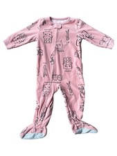 Carter's Schlafanzug Mädchen Gr. 86 Rosa Polyester Grafisch