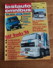 Lastauto-Omnibus 01/1986 DAF 3600 ATi - Auwärter Clubstar - Citroen C 15 D