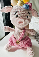 Handgehäkeltes Schwein