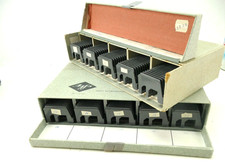 2x  AGFA Vintage Diakasten mit