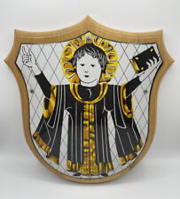 Großes Emaille Schild Münchner Kindl Straßenbahnschild Emailschild Email Holz