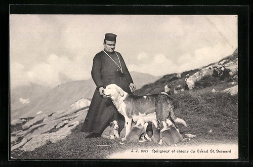 Grand bernard ansicht - ak,