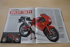 Motorrad 05/2016 Ducati 750 F1 mit 70PS in einer seltenen Vorstellung auf 2 Seit