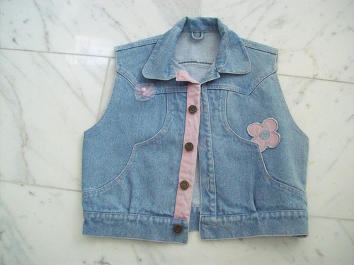 Jeans weste mädchen - jeans-weste, 128