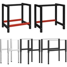 Werkbankgestell Tischgestell Arbeitstisch Werkbank Packtisch Werkbank  Grau/ Sch