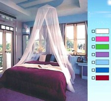 Moskitonetz Mückennetz Baldachin 12,50m viele Farben Betthimmel Polyester