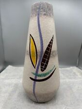 GROSSE VINTAGE KERAMIK VASE SCHEURICH FOREIGN 599-38 40cm WEST GERMANY