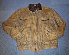 Exlusive Herren Lederjacke Berto Lucci Creazione - Größe L / XL - NP 229 €