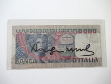 ANDY WARHOL: Echte 50.000 Lire