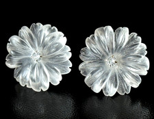 Ohrringe Ohrstecker Bergkristall Silber 925