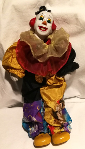 Clown pierrot mit - mit, spieluhr
