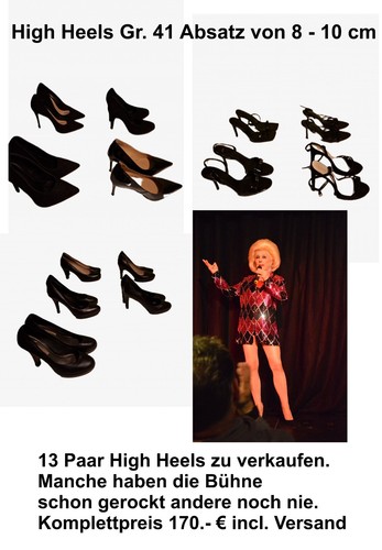 High hells schwarz 41 - 13,