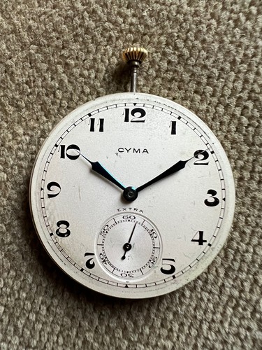 Antikes cyma taschenuhrwerk - antikes,