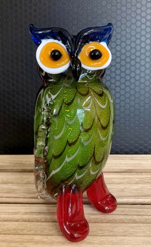 Glasfigur eule uhu vogel - eule,