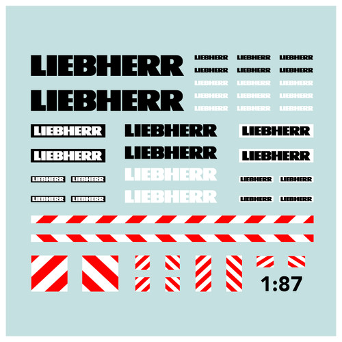 Liebherr kran - 1:87,