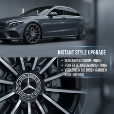 4x Nabendeckel für Mercedes