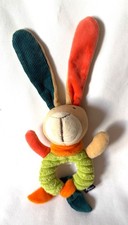 Sigikid Rassel Hase Plüschtier ca 29cm Beißring