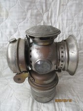 Antike Fahrrad Vorderlampe BELGIA  W.B  Karbidlampe für Oldtimer