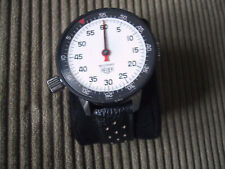 HEUER MILITARY Rallye-Beifahrer-Armband-Stoppuhr 1970 neuw. Heuer-Schließe