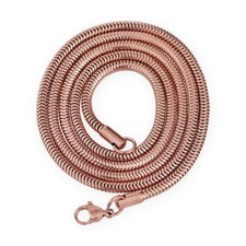 Schlangenkette rosegold Edelstahl rose goldene Damen Halskette für Anhänger