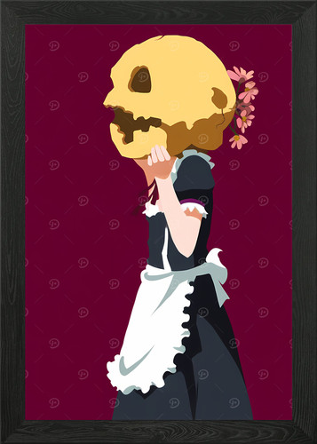 Dienstmädchen mit totenkopf - dienstmädchen,