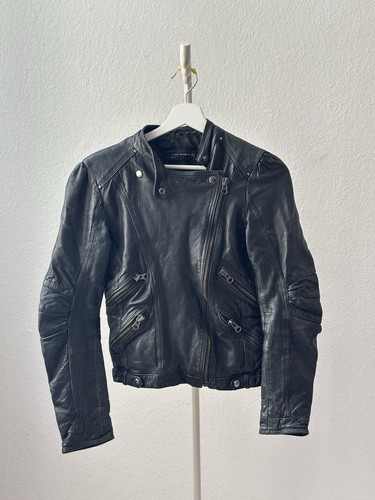 Lederjacke bikerjacke zara - lederjacke,