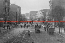 F020993 Ehemalige Stettiner Eisenbahnschranke über Gesundbrunnen Berlin Deutschland 1890