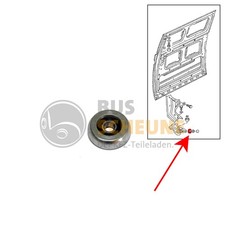 VW Bus T2 T3 Tragrolle unten