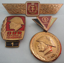 DDR NVA Bestenabzeichen Stufe 1 Reservistenabzeichen Qualispange Stufe 3