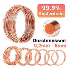 99,9% Kupferdraht Blank Rund