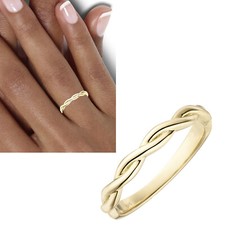 Damen Ring ohne Stein 585 echt