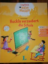 Huckla verzaubert die Schule, Kinderbuch ENGLISCH LERNEN mit CD, Buch TING STIFT