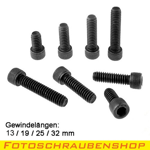 Set fotoschrauben - set, 1/4"