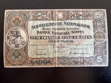 5 Schweizer Franken 1921