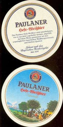 Bierdeckel paulaner münchen - paulaner,
