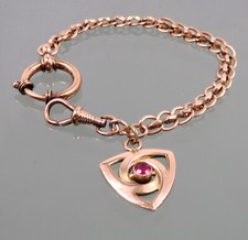 Jugendstil Uhrenkette GOLD