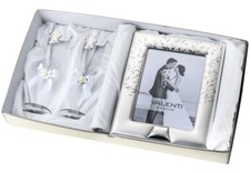 Bilderrahmen Set Tapfere Flöte aus Kristall Hochzeitsgeschenk Hochzeit Jahrestag