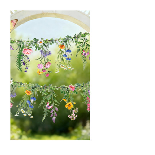 Blumen girlande pet wildblume - girlande,